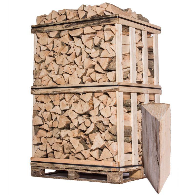 Bois de chauffage – 30 cm – Mélange de bois durs – Palette 2 m3 – 3 Stères