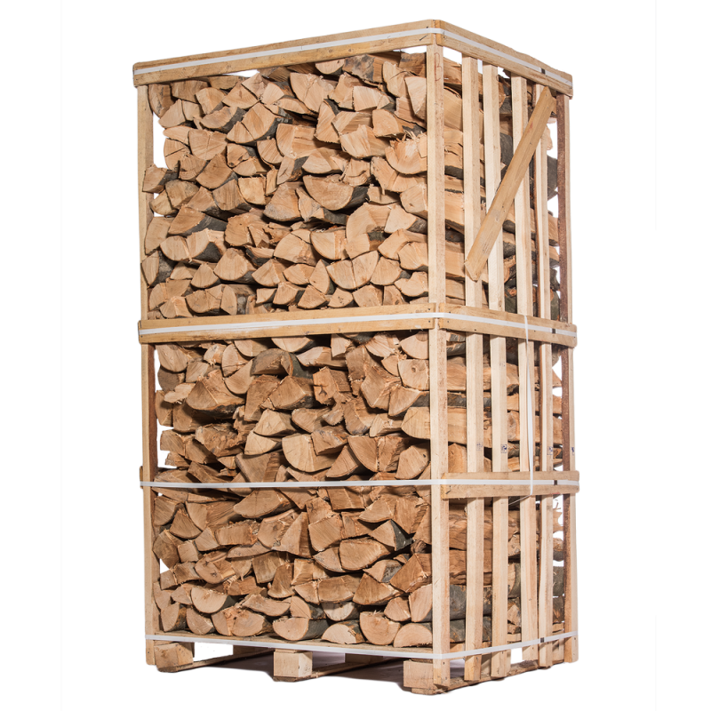 Bois de chauffage – 25 cm – Mélange de bois durs – Palette 2 m3 – 3 Stères